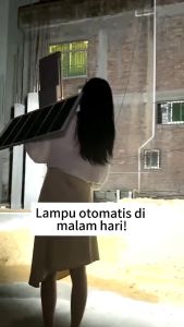 Beli 1 Gratis 1: Lampu Tenaga Surya 1500W Outdoor Otomatis Nyala Jalan Lampu LED Tahan Anti Air IP67