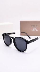 Fashion ladies classic resin round frame casual sunglasses mens outdoor sports anti-UV sunglasses