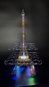 🍷 หอไอเฟล Led ชุดที่วางแก้ว Shot ค็อกเทล, บาร์ และ ไฟงานเลี้ยงปาร์ตี้