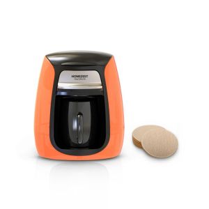 Homezest Mini Coffee Machine Automatic Home Use Small Coffee Pot American Style Single Person Tea Kettle Integrated White