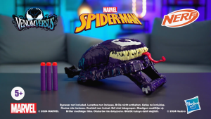 Marvel Spider-Man VenomVersus Marvel’s Venom Strike Blaster NERF Spider-Man Toy Super Hero Toys for Kids Ages 5+