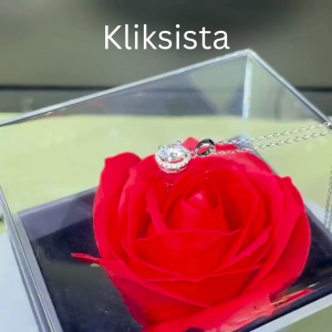 Kalung Wanita Silver Korea Elegan Tidak Luntur Necklace XL 45