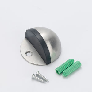 Door Stops Stainless Steel Rubber Magnetic Door Stopper Non Punching Sticker Hidden Door Holders Floor Mounted Nail-free