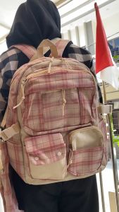 Tas ransel anak perempuan import sd smp sma set 4 in 1 model S backpack korea 2024