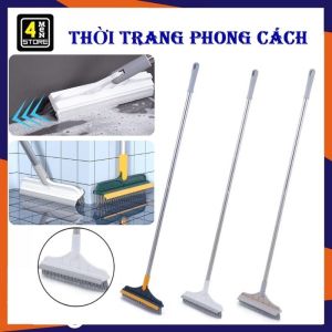 Chổi Chà Sàn Nhà Tắm Thông Minh Đầu Xoay 120 - Cây Chà Sàn Nhà Tắm Vệ Sinh Thiết Kế Đầu Gạt Nước Và Đầu Chổi Dễ Vệ Sinh Mọi Góc Bẩn