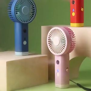 New spray water replenishing small fan mini charging handheld refrigeration mute student dormitory gift