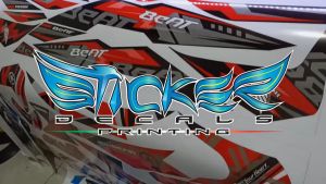 Honda Beat Fi  v2 Imperial Dragon Grunge Stock Decals