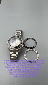 42mm NH35 Watch Case 316 Stainless Steel Bracelet For Seiko NH35 NH34 NH36 NH38 Movt 3.8 oclock Crown Mod SPB185/SPB187J1 Parts
