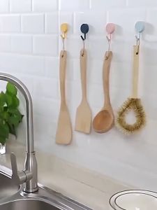 DCH - Gantungan Hook Tempel Baju Dinding Serbaguna Kamar Mandi Dapur / Gantungan Bulat Lem Kuat