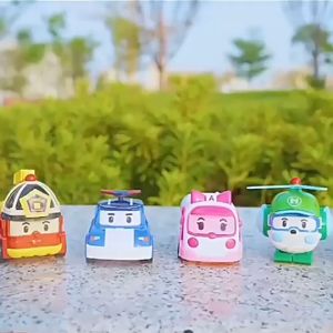 Mainan Anak Action Figure Robocar Poli Robot Transformer Mobil Bisa Jadi Kendaraan Deformation