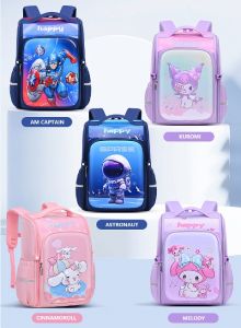 New Kuromi Melody Cinnamoroll Children School Bag Good Quality Student Girls Big Backpack Waterproof Kids Book-HAPPY BG ✅✅✅✅✅✅**** PRINTING CUSTOM LOGO AVAILABLE *****✅✅✅✅✅✅