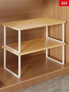 MUGG | Kitchen Cabinet Organizer Shelf for Spice Dishes Pans Multiple Layers