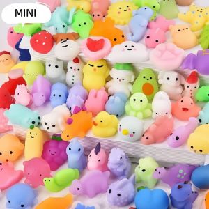 15PCS Mini Mochi Squishies Kawaii Cartoon Stress Relief Toys For Relief Stress Ball Squeeze Party Favors Toys Birthday Gifts
