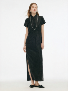 Gloria | Heritage Xiangyun Satin Pure Silk Summer Dress