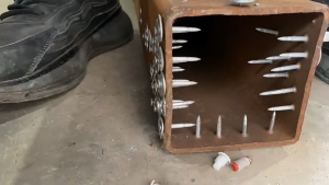 Practical Manual Steel Nail Gun Free 100 Nails + Bag – Multi-Use Concrete Rivet Tool & Tufting Wall Wire Puncher