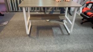 Bàn làm việc Chữ U cong có kệBàn học có kệ lưu trữ dướimàu sắc đa dạngChân thép sơn tĩnh điện.