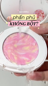 Phấn phủ dạng nén Barenbliss Bloomatte Fine to Refine Compact mịn lì kiềm dầu kháng nước 6g