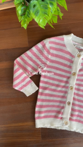 LEWIS EMMA - Coral Cardigan (6 Bulan-14 Tahun) Cardigan Anak Perempuan / Cardigan Lengan Panjang
