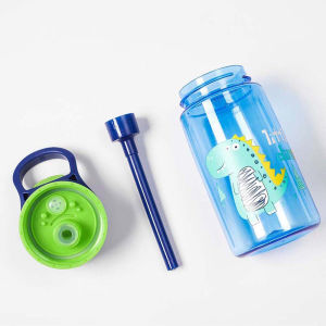 Cute Kids Leakproof Water Straw PP Childrens Cups Water Sippy Cup Feeding Cups Water Bottles