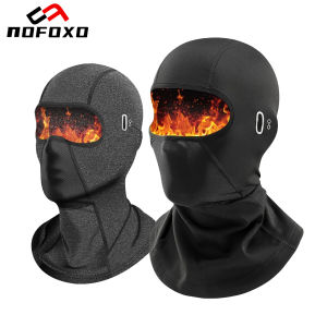 NOFOXO Winter Cycling Scarf Running Training Balaclava Winderproof Outdoor Sports Keep Warm Motorcycle Bike Equipment Men Women