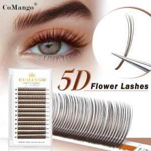 12Rows 5D Flora Fairy Eyelashes Extension Brown Black Premade Spikes Volume Fans Fairy Flora Mink False Lash DIY Makeup