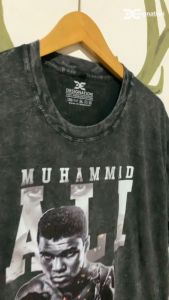 Kaos MUHAMMAD ALI Stone Wash Oversize 24s / Tshirt BOXING SPORT TINJU Murah / Washing Oversized ACID VINTAGE