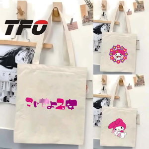 TFO My Melody by Sanrio Universe Character Canvas Tote Bag Versatile Ideal College School Tote Bag