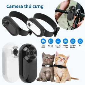 Camera Không Dây HD 1080P Đeo Cổ Cho Chó Và Mèo Không Cần WiFi Camera Giám Sát Với Chức Năng Ghi Hình Video Quà Tặng Sinh Nhật