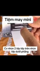 bộ chân vịt nhún dây vải lớp trên lớp dưới phẳng hàng mới có bánh xe