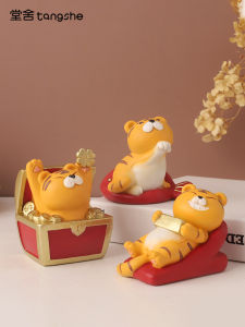 Cute Little Tiger Decoration Creative Living Room Bedroom Desktop Home Ornaments Tiger Year Zodiac Decoration New Year Gift
