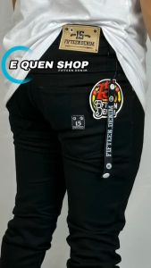 Celana Jeans Fifteen Denim Pria Hitam Pekat 28 34
