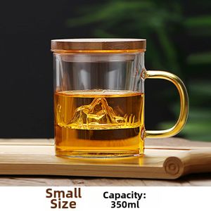 Tea and Water Separation Business Office Cup Wooden Lid