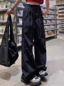 Quần Ống Rộng Cạp Cao Cỡ Lớn 300lbs Quần Tây Công Sở Nam Mùa Hè 2025 Quần Thể Thao Nhanh Khô Phong Cách Mỹ Quần Dài Thẳng