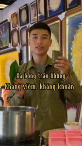 Xà bông Trầu Không- Bạc Hà handmade 100% tự nhiên 100g- GIẢM HÔI NÁCH DƯỠNG DA