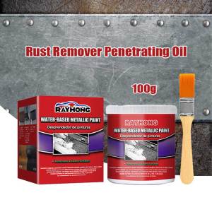 100g Car Water-based Rust Remover Paint Rust Remover Penetrating Oil Anti-rust Paste