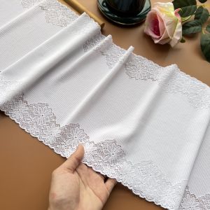 ผ้าบุกระโปรงยางยืดหลายสี ขอบลูกไม้ ขอบกระโปรง ขอบแขน เสื้อผ้าตกแต่ง ผ้าหนา ผ้าบุกระโปรงยางยืด ผ้าบุกระโปรงยางยืด