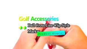 Eagle Golf Precision Marker Clip with Dual-Color Pens for Golf Ball Alignment
