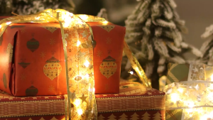 COD Partigos Lampu Led Warna Warni Dekorasi Pohon Natal String Lights Pita Hias Natal 50 LED 5M Warm White - AA562