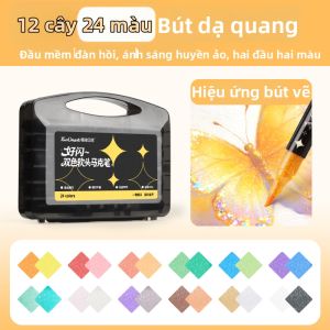 Touch Mark | Bút Dạ Quang Hai Đầu Màu Có Thể Giặt Được