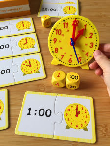 Educational Clock Model Toy for Early Learning and Time Recognition