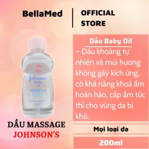 Dầu massage Johnsons Baby Oil 200ml