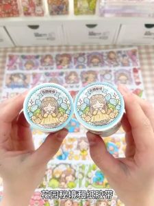 Cuộn hình dán họa tiết Telado dễ thương Băng washi Tirado siêu cute Chiết chu kỳ washitape cô bé DoDoJam xinh xắn