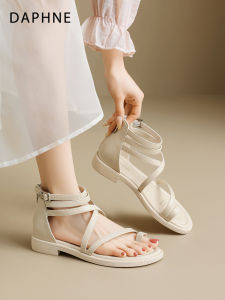 Daphne | French Vintage Stylish Dress-matching Toe-post Flat Sandals