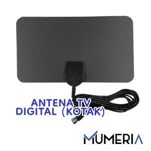 Antena TV Digital Outdoor Indoor 25 DBI DVB-T2 Model Kotak 4K 1080 Full HD Jernih Kualitas Tinggi Dalam Luar Ruangan Sticker Lem Tempel Dinding Portable