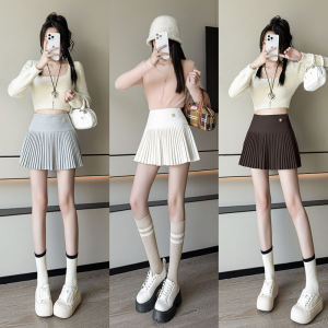 Rok Pendek Wanita Celana Pinggang Tinggi Rok Lipit Ramping Model A