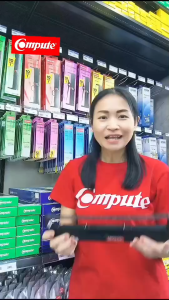 (10กล่อง) Compute รีฟิลส์ ผ้าหมึก Epson S015506 หมึกดอทเมตริกซ์ Epson LQ310 / LQ-310 / LQ-300 / LQ570 / LQ580/ LQ800 / LQ870 / LQ300+II ยาว14 ม.