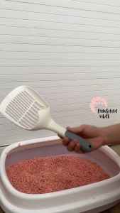 Pawsitive Vibes Litter Scoop - Serokan Pasir Pup Kotoran Kucing - Serokan Pasir Kucing - Sendok Pasir Kucing Anjing Hamster - Sekop pasir Kucing