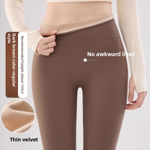 miiow | Womens Outdoor Sharkskin Yoga Pants Winter Thermal Long Length Tall Leggings