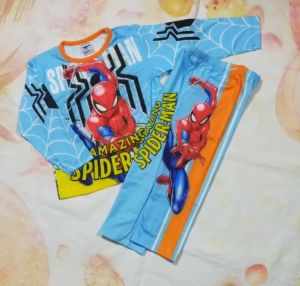 Đồ siêu nhân bé trai tay dài từ 10-40kg- Chất thun lạnh - Kiến Lửa