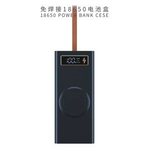 Box sạc dự phòng 24 cell 18650 (D24-PD-QI) sạc nhanh 22.5W - Qi 15W có lò xo